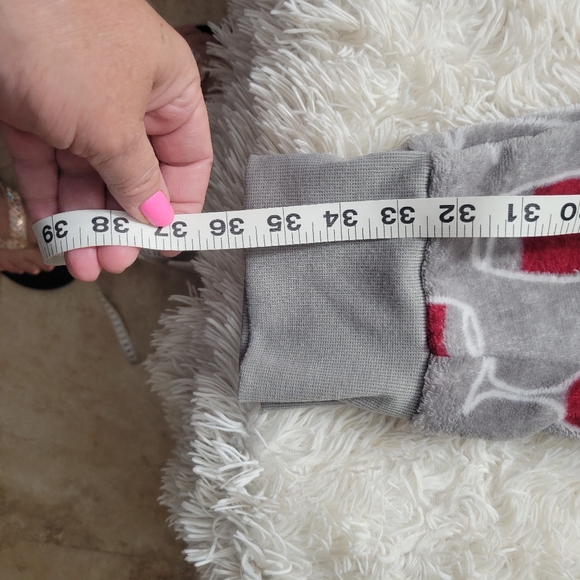 Pj Couture Plush wine glass pajama bottoms - Picture 2 of 6